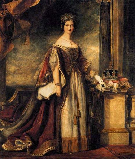 Sir David Wilkie Queen Victoria china oil painting image